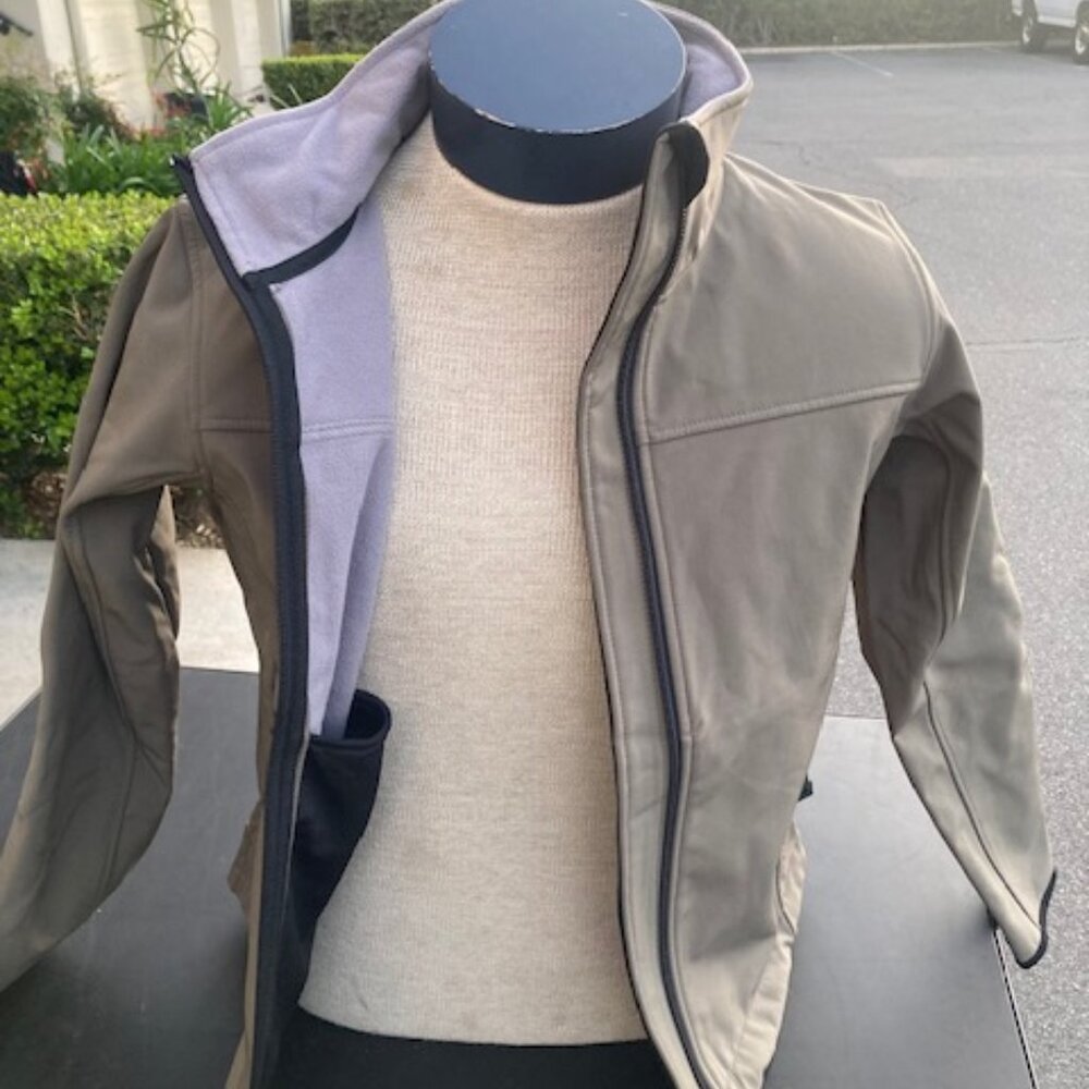 Port Authority Glacier Soft Shell Jacket, Olive/Black, Small